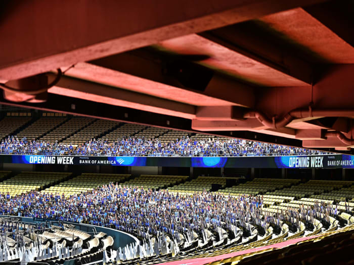 Seats at Dodger Stadium